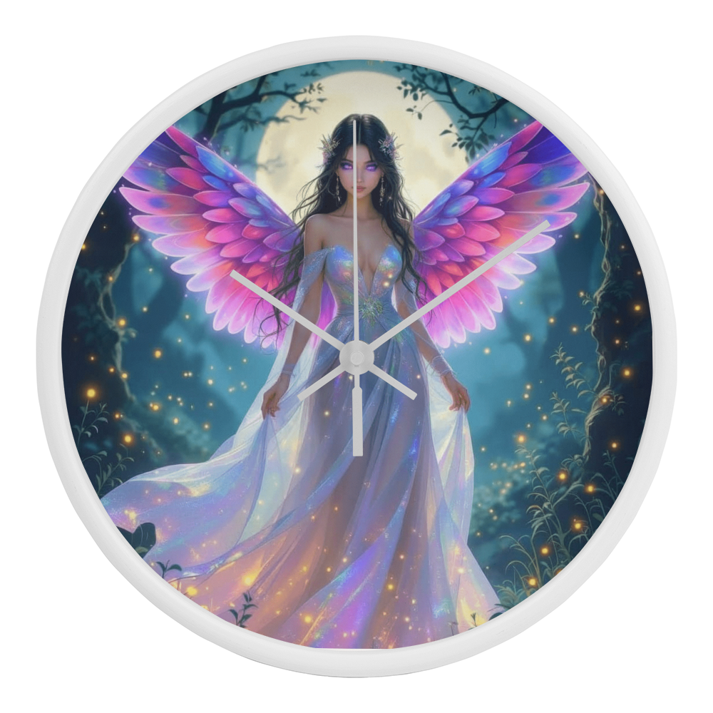The Pink Fairy Wall Clock