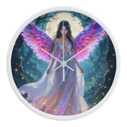 The Pink Fairy Wall Clock