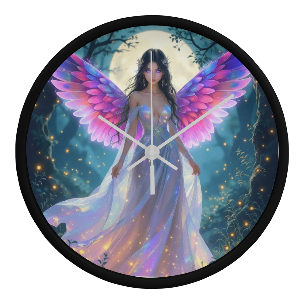 The Pink Fairy Wall Clock