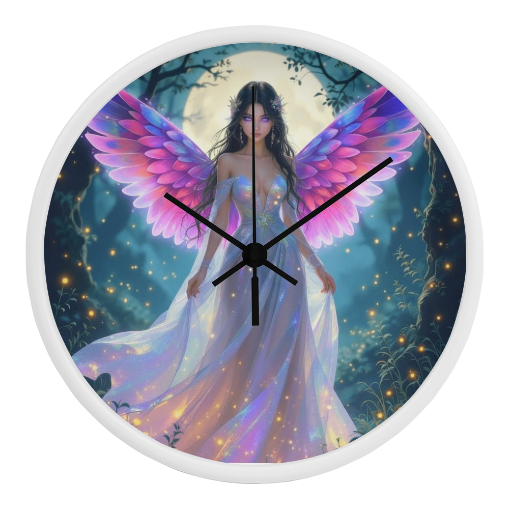 The Pink Fairy Wall Clock