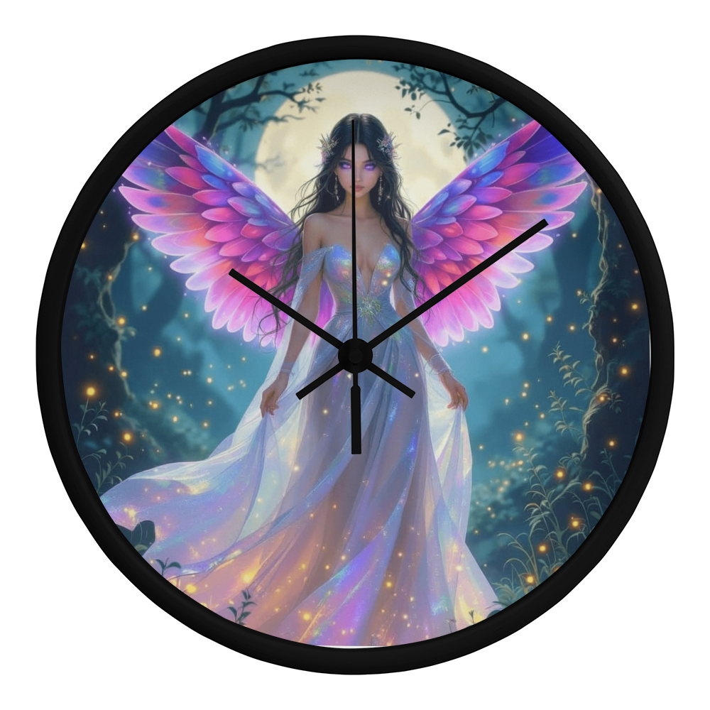 The Pink Fairy Wall Clock